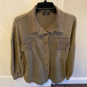 Vici Olive Button-Up Shirt